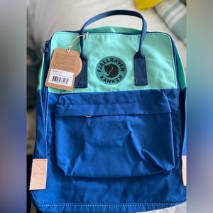 BNWT Fjallraven Kanken Art Colorblock Backpack